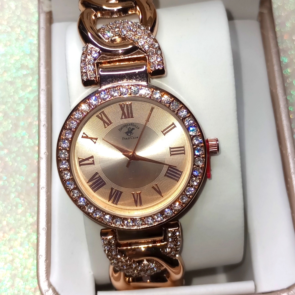 Beverly Hills Polo Club Rose Gold Watch ⌚